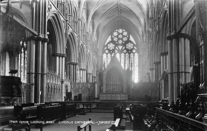 Framed Print : Choir Looking East, Lincoln Cathedral Framed Print : Choir Looking East, Lincoln Cathedral