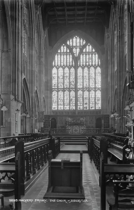 Framed Print : The Choir of Malvern Priory Framed Print : The Choir of Malvern Priory