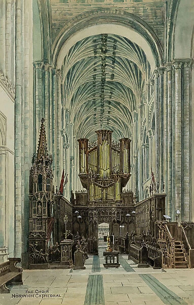 The Choir, Norwich Cathedral, Norwich, Norfolk