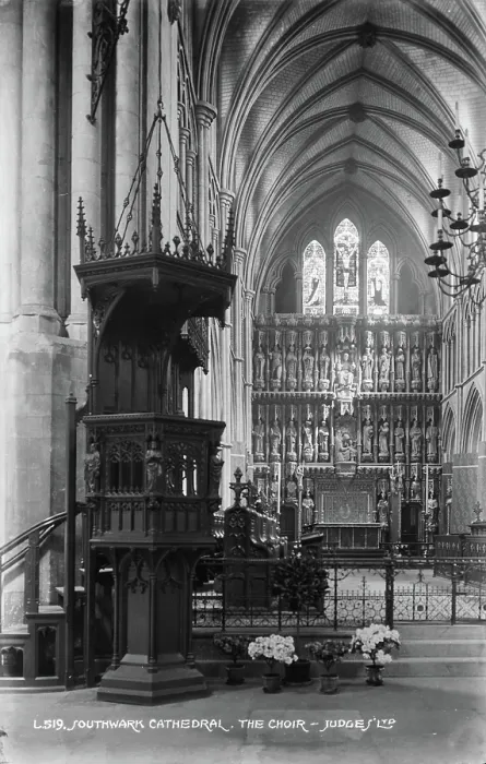 Framed Print : The Choir of Southwark Cathedral Framed Print : The Choir of Southwark Cathedral