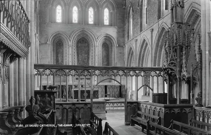 Framed Print : The Choir of St. David's Cathedral Framed Print : The Choir of St. David's Cathedral