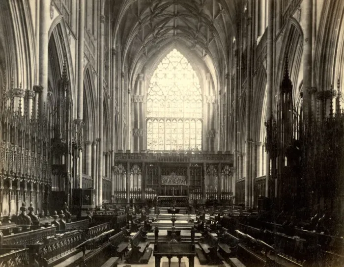 Framed Print : Choir stalls, York Minster, Yorkshire Framed Print : Choir stalls, York Minster, Yorkshire