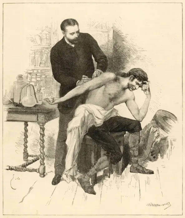 Framed Print : Cholera vaccination in Spain Framed Print : Cholera vaccination in Spain