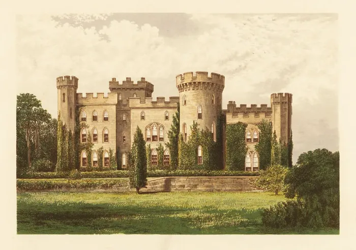 Framed Print : Cholmondeley Castle, Cheshire, England Framed Print : Cholmondeley Castle, Cheshire, England