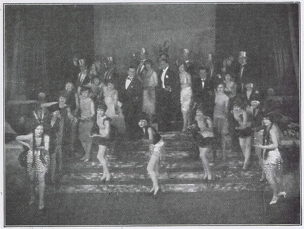 Chorus of The Midnight Follies cabaret show, London (1927)