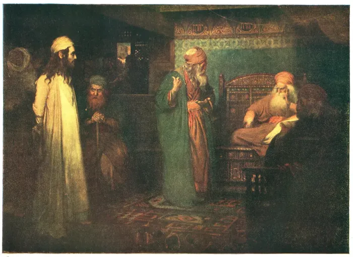 Framed Print : Christ Before Caiaphas Framed Print : Christ Before Caiaphas