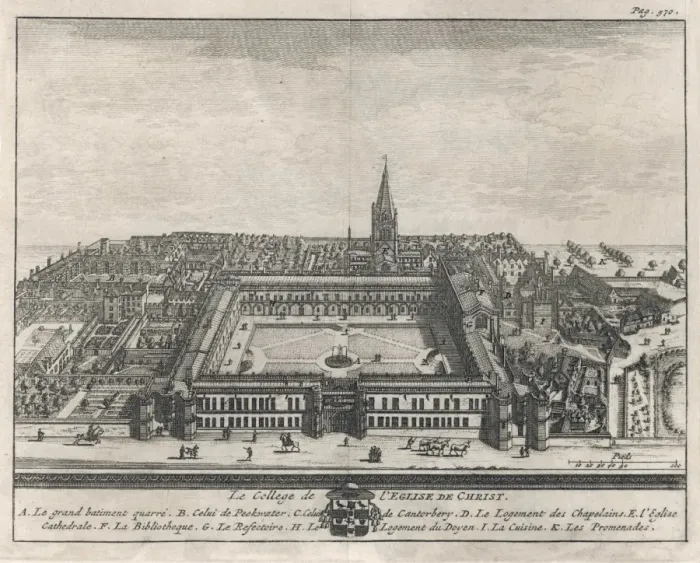 Framed Print : Christ Church 1675 Framed Print : Christ Church 1675