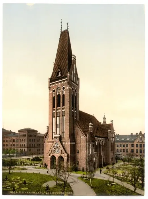 Framed Print : Christ Church, Bromberg, Silesia, Germany (i. e. Bydgoszcz Framed Print : Christ Church, Bromberg, Silesia, Germany (i. e. Bydgoszcz