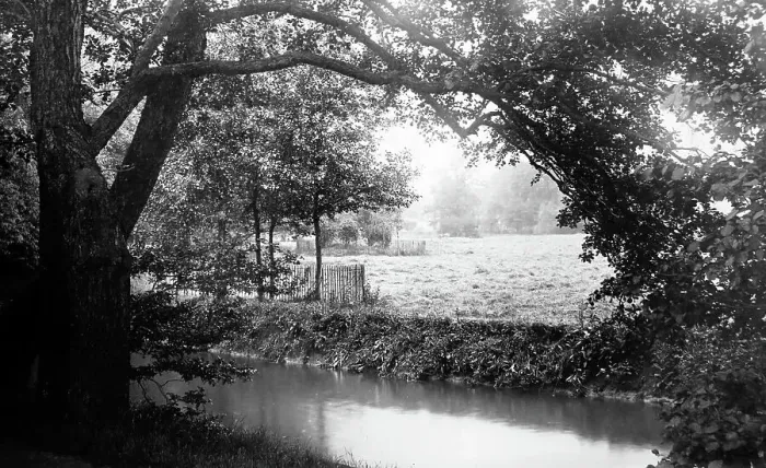 Framed Print : Christ Church Meadow, Oxford, Victorian period Framed Print : Christ Church Meadow, Oxford, Victorian period
