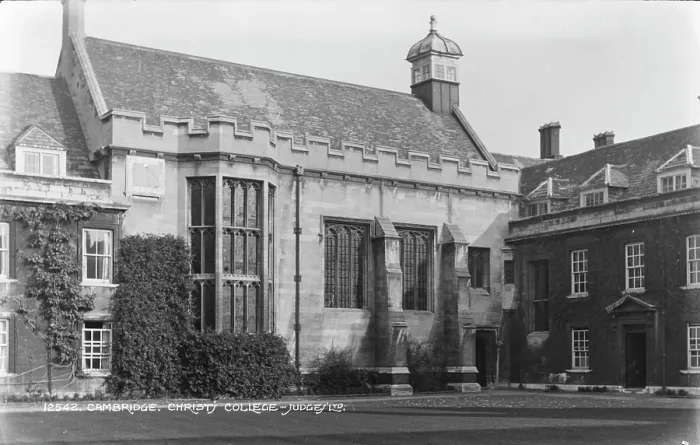 Framed Print : Christ College, Cambridge Framed Print : Christ College, Cambridge