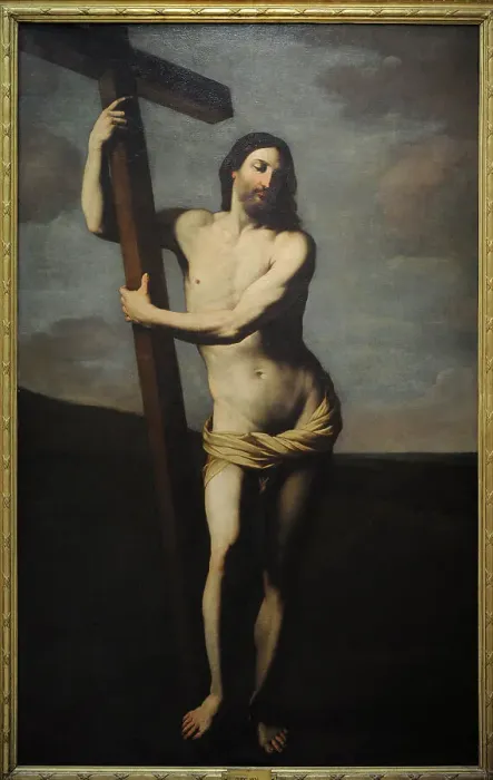 Framed Print : Christ embracing the Cross, 1610-1620, by Guido Reni Framed Print : Christ embracing the Cross, 1610-1620, by Guido Reni
