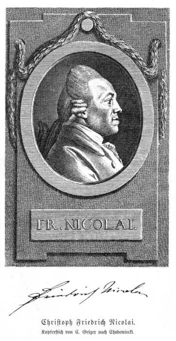 Framed Print : Christ. Fried. Nicolai Framed Print : Christ. Fried. Nicolai