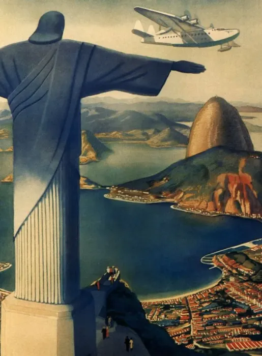 Framed Print : Christ Overlooking Rio Date: 1938 Framed Print : Christ Overlooking Rio Date: 1938