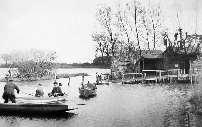 Framed Print : Christchurch The Ferry Victorian period Framed Print : Christchurch The Ferry Victorian period