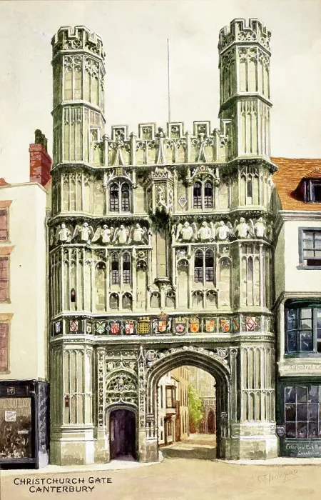 Framed Print : Christchurch Gate, Canterbury Cathedral, Kent Framed Print : Christchurch Gate, Canterbury Cathedral, Kent