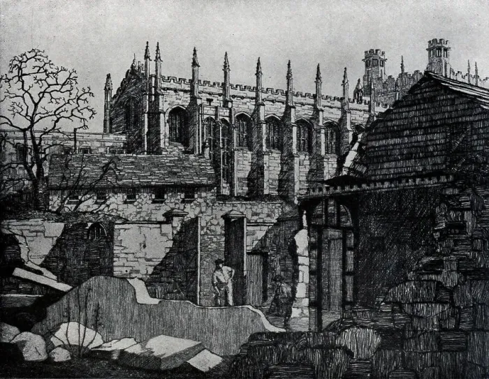 Framed Print : Christchurch Hall, Oxford Framed Print : Christchurch Hall, Oxford