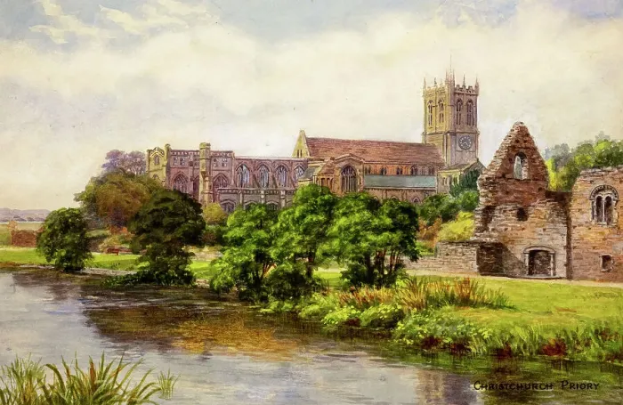 Framed Print : Christchurch Priory, Christchurch, Dorset Framed Print : Christchurch Priory, Christchurch, Dorset