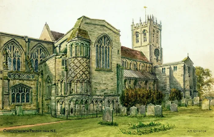 Framed Print : Christchurch Priory, Christchurch, Dorset Framed Print : Christchurch Priory, Christchurch, Dorset