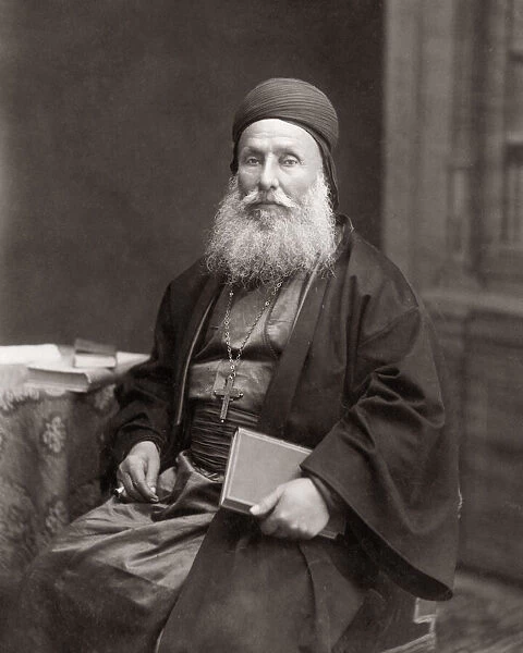 Christian Maronite priest, Lebanon c. 1890 s