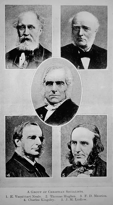 Framed Print : Christian Socialists involved in the founding Framed Print : Christian Socialists involved in the founding
