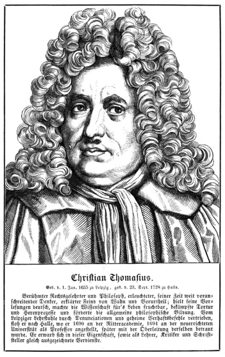 Framed Print : Christian Thomasius - 1 Framed Print : Christian Thomasius - 1