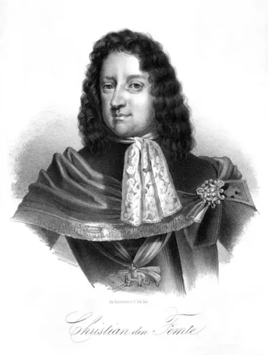 Framed Print : Christian V of Denmark and Norway Framed Print : Christian V of Denmark and Norway