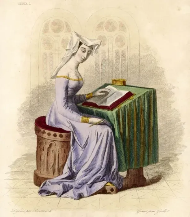 Framed Print : Christine De Pisan / Btwek Framed Print : Christine De Pisan / Btwek