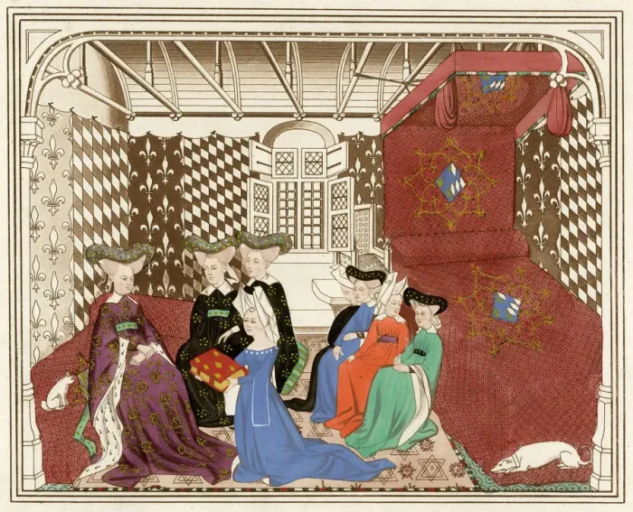 Framed Print : CHRISTINE DE PISAN  /  SHAW