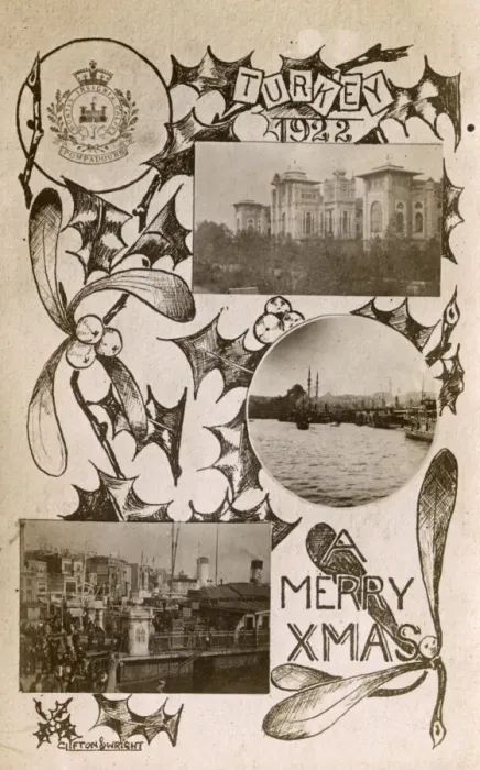 Framed Print : Christmas Card from the 2nd Batt. Essex Regiment in Istanbul Framed Print : Christmas Card from the 2nd Batt. Essex Regiment in Istanbul