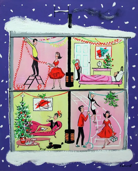 Framed Print : Christmas card Framed Print : Christmas card