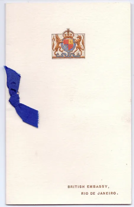 Framed Print : Christmas card, British Embassy, Rio de Janeiro, Brazil Framed Print : Christmas card, British Embassy, Rio de Janeiro, Brazil