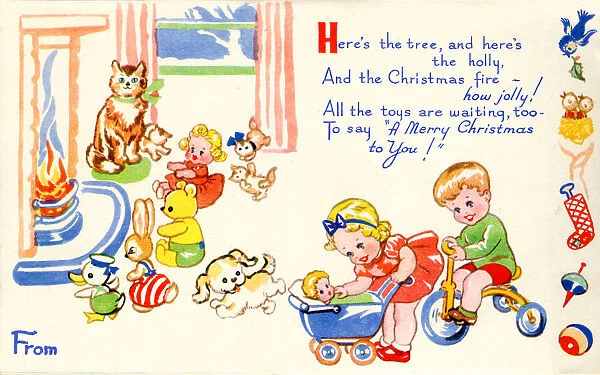 Christmas card, Christmas Joys