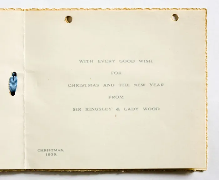 Framed Print : Christmas card, inside Framed Print : Christmas card, inside