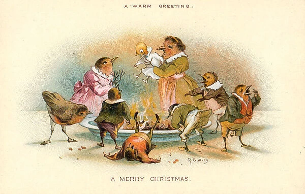 Christmas card, A Warm Greeting