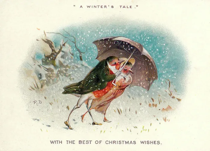 Framed Print : Christmas card, A Winter's Tale Framed Print : Christmas card, A Winter's Tale