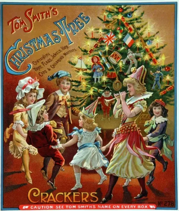 Framed Print : Christmas Crackers 1907 Framed Print : Christmas Crackers 1907