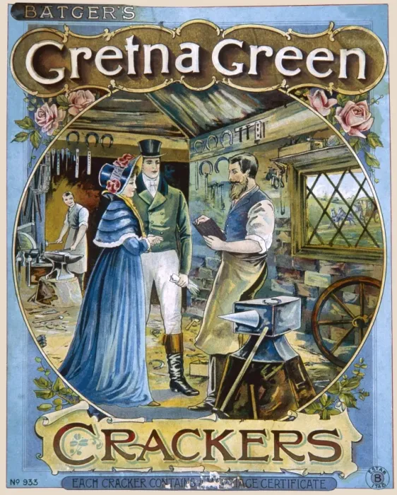 Framed Print : Christmas crackers box label Framed Print : Christmas crackers box label