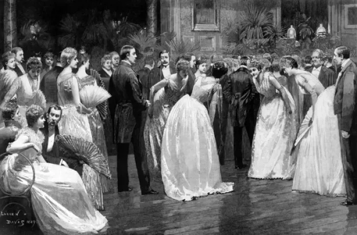 Framed Print : Christmas Dance 1889 Framed Print : Christmas Dance 1889