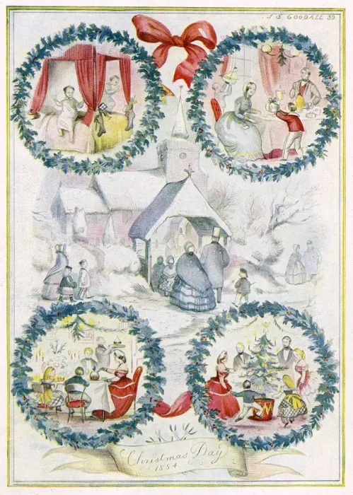 Framed Print : Christmas Day 1854 Framed Print : Christmas Day 1854
