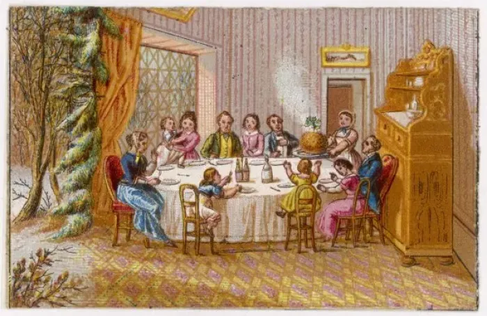 Framed Print : Christmas Dinner Framed Print : Christmas Dinner