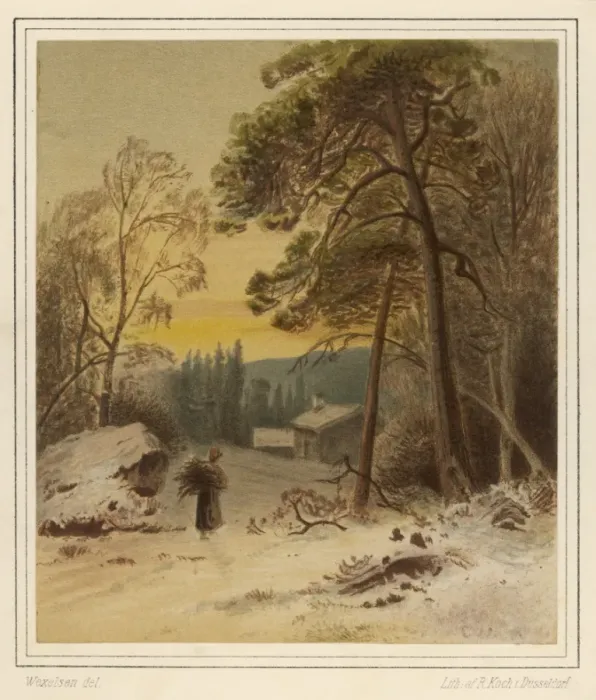 Framed Print : Christmas / Firewood 19Th Framed Print : Christmas / Firewood 19Th