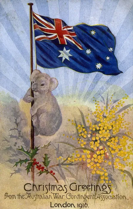 Framed Print : Christmas Greetings - Australian War Contingent Association Framed Print : Christmas Greetings - Australian War Contingent Association