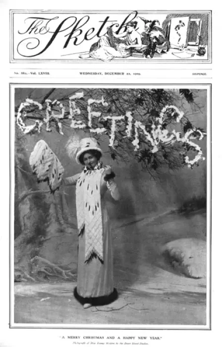 Framed Print : Christmas Greetings - Emmy Wehlen Framed Print : Christmas Greetings - Emmy Wehlen