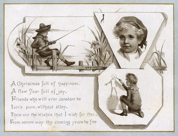 Christmas Greetings - Scenes of Children
