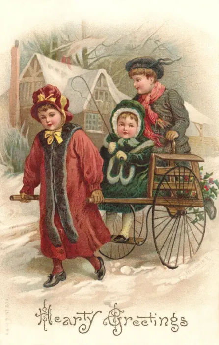 Framed Print : Christmas handcart Framed Print : Christmas handcart