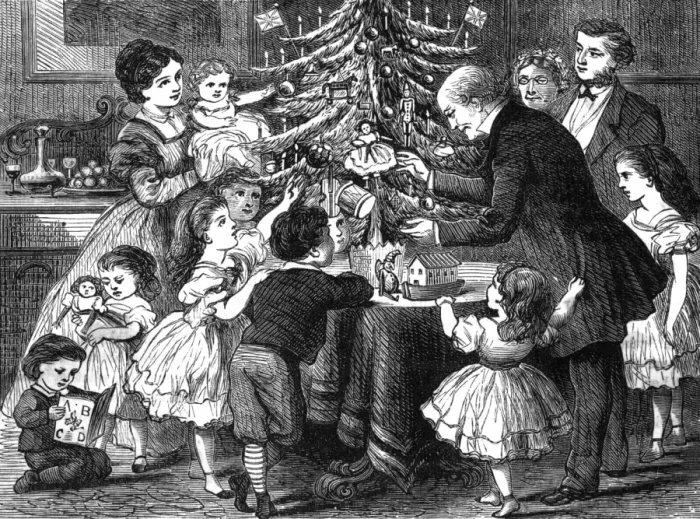 Framed Print : Christmas Party, 1868 Framed Print : Christmas Party, 1868
