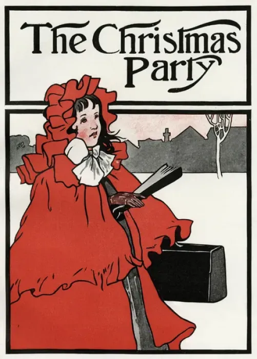 Framed Print : The Christmas Party by Charles Robinson Framed Print : The Christmas Party by Charles Robinson