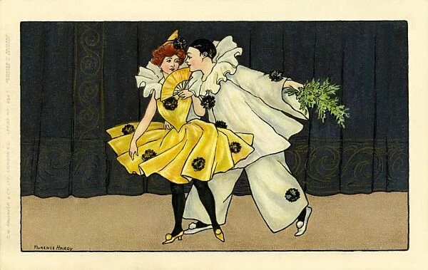 Christmas Pierrot & Pierette by Florence Hardy