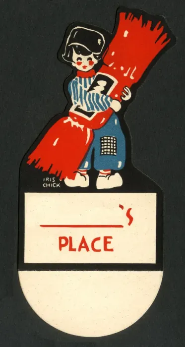 Framed Print : Christmas place marker - Dutch boy with large cracker Framed Print : Christmas place marker - Dutch boy with large cracker
