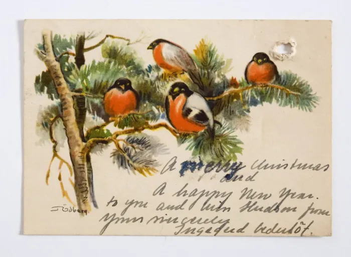 Framed Print : Christmas postcard Framed Print : Christmas postcard